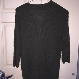 I’ve Green Sweater w/ golden zipper on front